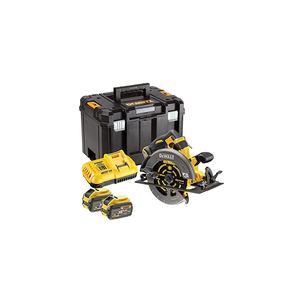 DEWALT DCS578X2 XR FlexVolt Circular Saw 190mm 54V 2 x 9.0Ah Li-ion