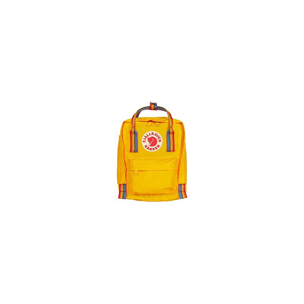 New Fjällräven Unisex Fjallraven F23621-141-907 Kånken Rainbow Mini Warm -Rainbow Pattern Onesize Yellow