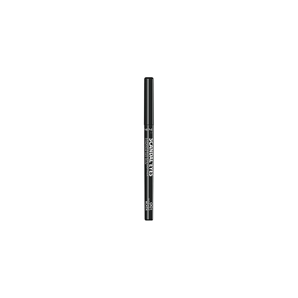 Rimmel London Scandaleyes Exaggerate Eye Definer, 001 Intense Black, 0.35g