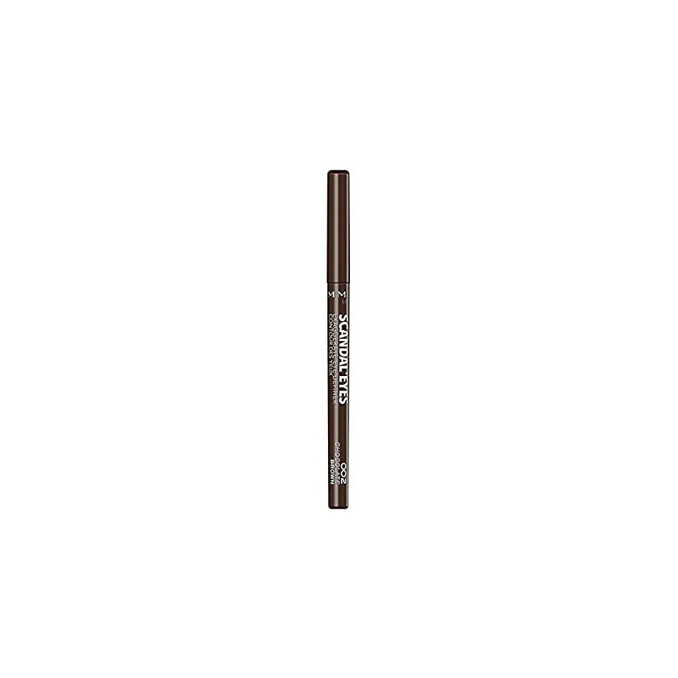 Rimmel Scandaleyes Exaggerate Eye Definer, 002 Chocolate Brown, 0.35g