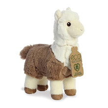 AURORA, 35039, Eco Nation Alpaca Two-Tone, 11In, Soft Toy, Brown & White - Plush Soft Toy