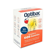 Optibac Probiotics Kids Gummies - Kids Probiotic with Vitamin D & Calcium for Immune System Support & Gut Health and 2 Billion Bacterial Cultures - 30