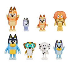 Bluey's Family and Friends Figure 8-Pack, 2.5-3 inch Figures