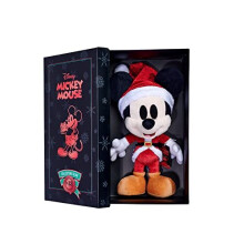 Simba 6315870305 Santa Mickey Mouse - December Edition, Amazon Exclusive, 35 cm Plush Figure in Gift Box, Special, Limited Edition Collectible, Soft