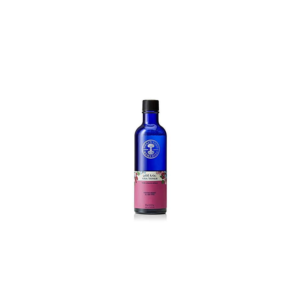 Neal's Yard Remedies Wild Rose AHA Toner | Enhances Radiance, Renews & Refines | 200ml
