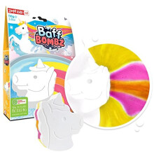 Zimpli Kids Large Unicorn Bath Bomb Multicolour Special Effect Stocking Fillers for Children, Multi