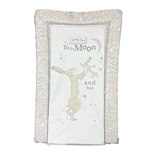 Obaby Obaby Guess How Much I Love You Changing Mat - Scribble, Grey