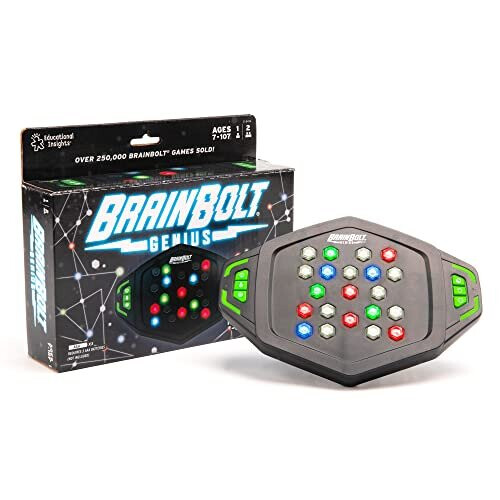 Learning Resources Learning Resources EI-8436 BrainBolt Genius Fast Light-Up Memory Game