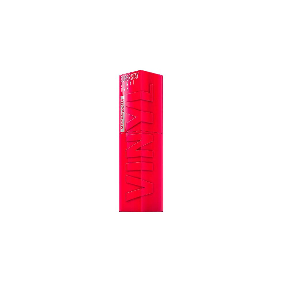 Maybelline New York Lip Colour, Smudge-Free, Long Lasting Up To 16H, Liquid Lipstick, Shine Finish, Superstay Vinyl Ink, 45 Capricious