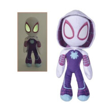 Spiderverse Ghost Spider Action Figure 25 cm Soft Toy with Glow in the Dark eyes