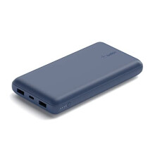 Belkin USB C Portable Charger 20000 mAh, 20K Power Bank with USB Type C Input Output Port and 2 USB A Ports with Included USB C to A Cable for iPhone,