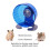 Rosewood Rosewood Pico Exercise Wheel for Hamsters with Stand, Blue 6