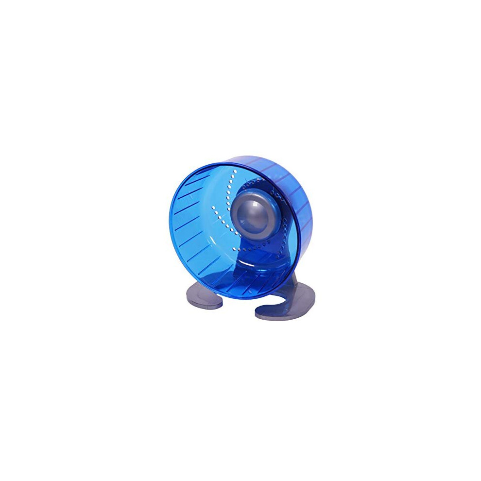 Rosewood Pico Exercise Wheel for Hamsters with Stand, Blue