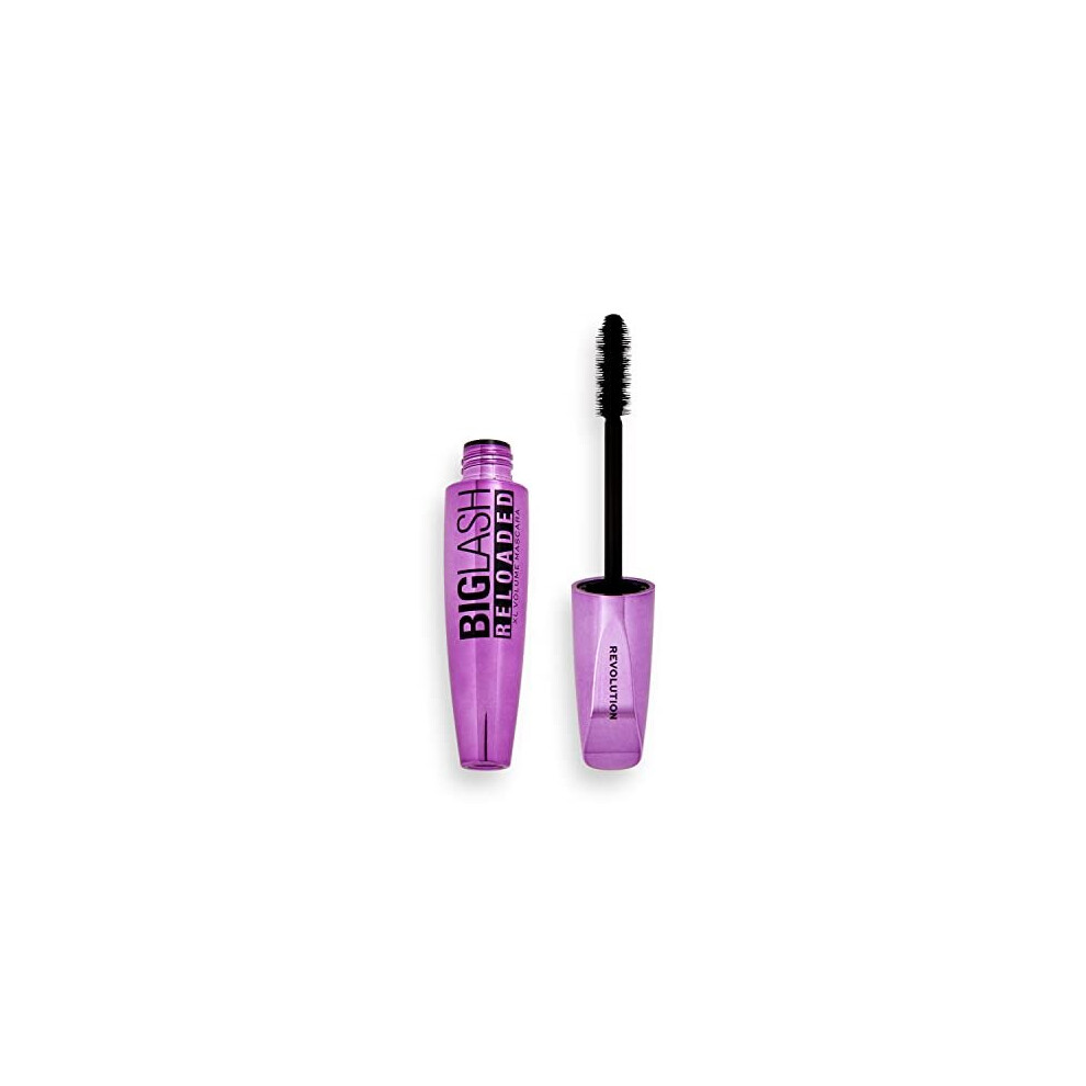 Makeup Revolution, Big Lash Reloaded Volume Mascara, Black, 8g