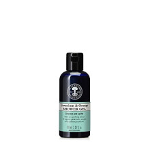 Neal's Yard Remedies Geranium & Orange Shower Gel | Energising & Conditioning Shower Gel with Soothing Calendula Extract | Vegan Shower Gel made