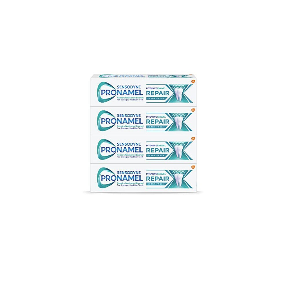 Sensodyne Pronamel Intensive Enamel Repair Extra Fresh For Acid Weakened Enamel, 4x75ml