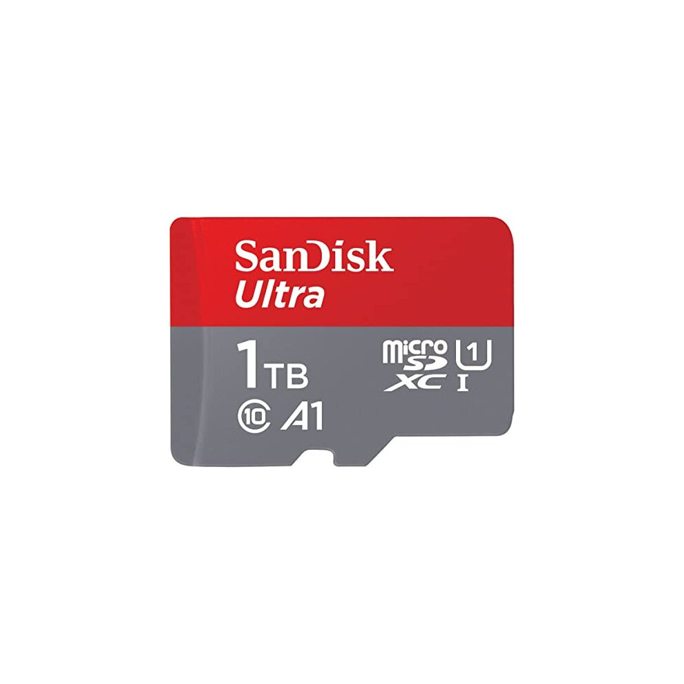 SanDisk 1TB Ultra microSDXC card + SD adapter up to 150 MB/s with A1 App Performance UHS-I Class 10 U1