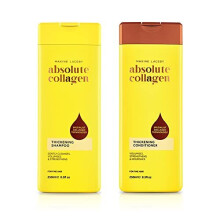Absolute Collagen - Thickening Collagen Complex Shampoo and Conditioner Set 500ml - For Thin & Fine Hair - Strengthen, Nourish and Volumise - Boost