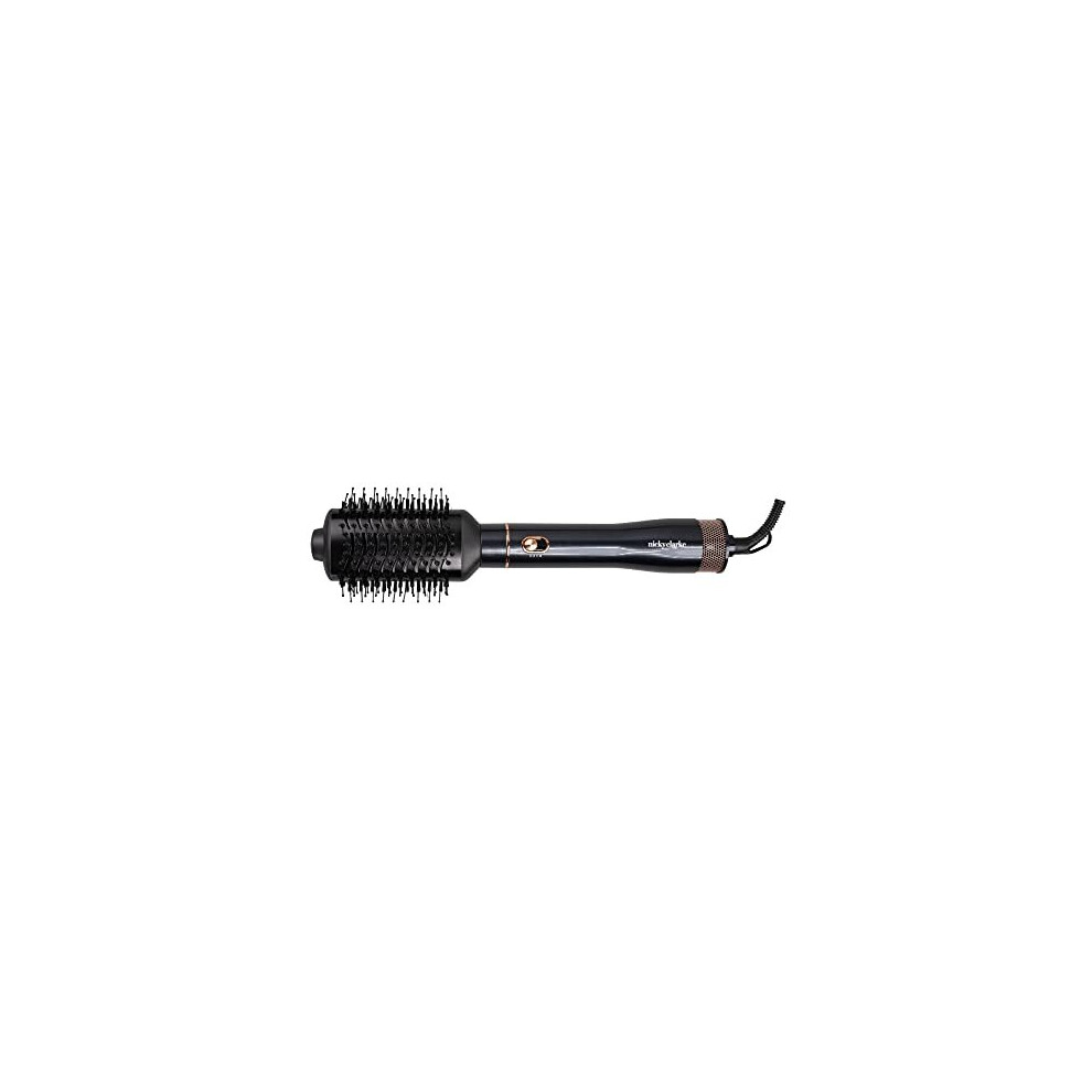 Nicky Clarke Frizz Control Large Barrelled Volumiser, Hot Air Styler, NHA047 - Black/Rose Gold