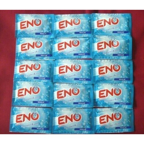 Eno Fruit Salt Regular Flavour 15 Sachets X 5 Grams