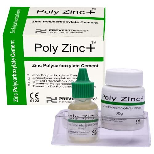 Poly Zinc+ Zinc Polycarboxylate Dental Cement Radiopaque High Adhesive Strength for orthodontics brackets and Crowns Bridges