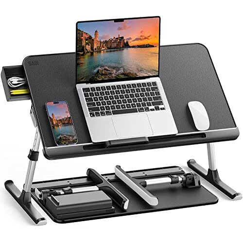 Laptop bed deals table stand