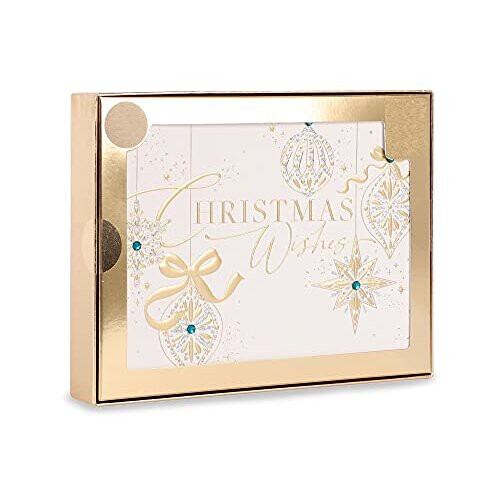 Clintons Luxury Luxe Christmas Wishes , Pack of 10, 1 Design, Multi