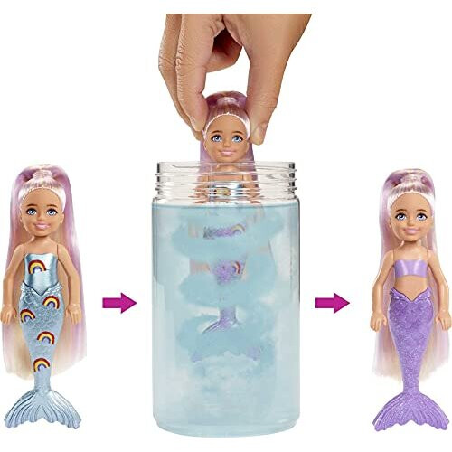 Chelsea Doll Metallic Color Reveal Barbie Barbie Chelsea Color