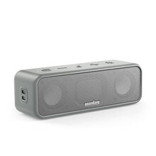 Soundcore Anker 3 Bluetooth Speaker with Stereo Sound, Pure Titanium Diaphragm Drivers, 24H Playtime, IPX7 Waterproof, Bluetooth 5.0, PartyCast