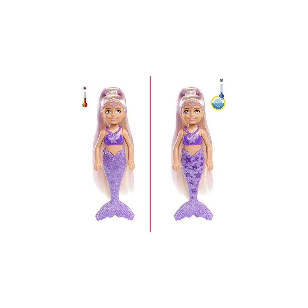 Barbie Chelsea Mermaid Metallic Color Reveal Barbie Barbie Color