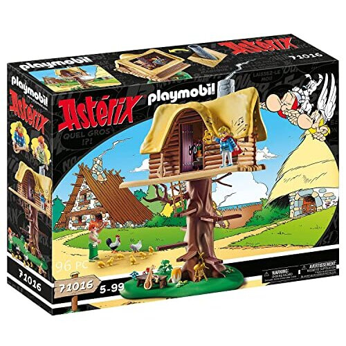 PLAYMOBIL Playmobil 71016 Asterix: Cacofonix με Σετ Κατασκευής Δεντρόσπιτου