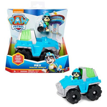 Paw Patrol, Rex's Dinosaur Rescue Vehicle with Collectible Action Figure, Kids' Toys for Ages 3 and Up