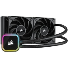 Corsair iCUE H100i RGB ELITE Liquid CPU Cooler (16 Dynamic RGB LEDs, 120mm AF ELITE Series FDB Fans, 240mm Radiator, iCUE Software Compatible - LGA