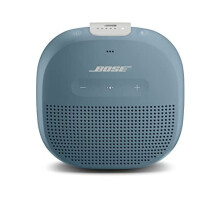 Bose SoundLink Micro Bluetooth reproduktor: Malý přenosný vodotěsný reproduktor s mikrofonem, kamenně modrý