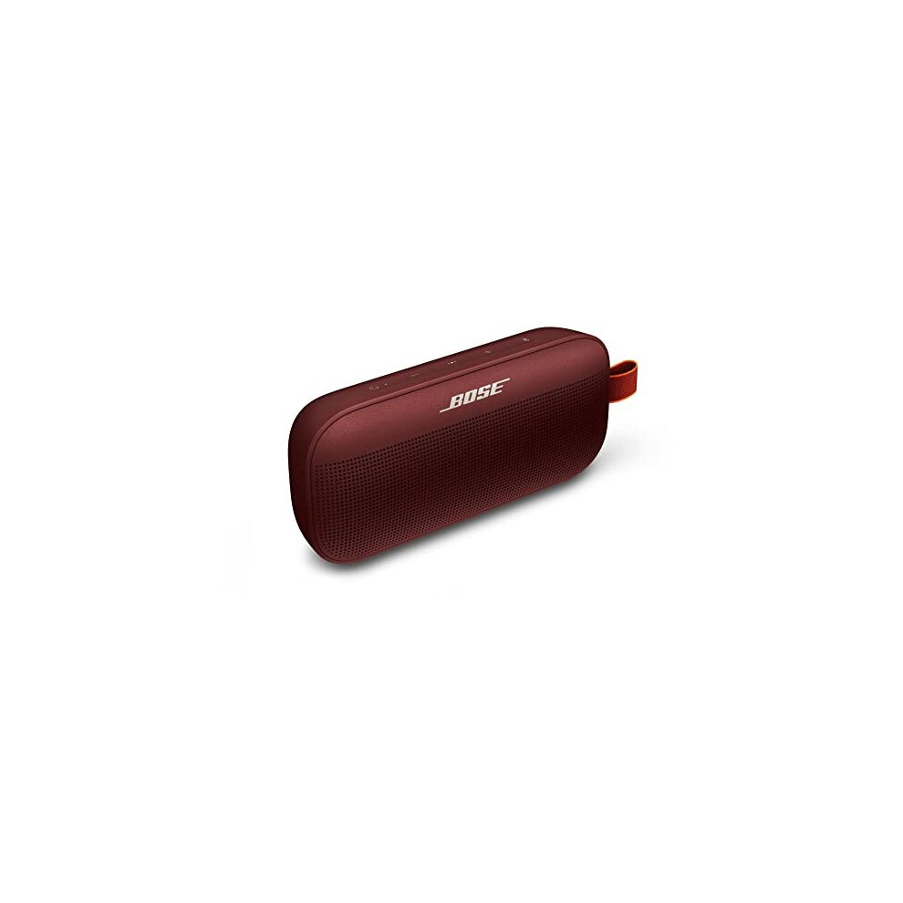 [Exclusive to Amazon] Bose SoundLink Flex Bluetooth Portable Speaker, Wireless Waterproof Speaker for Outdoor Travel - Carmine Red