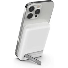 Power bank - BELKIN - Magnetic Wir Pb 5k - 5000 mAh - Recharge sans fil - Blanc