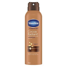 Vaseline Intensive Care Cocoa Radiant with Vaseline Jelly Spray Moisturiser for Very Dry Skin 190 ml