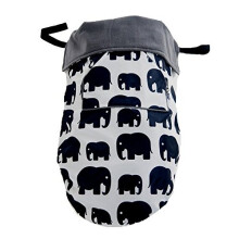 Bundlebean - GO Multi-use Footmuff - Use as Car Seat Cover or Pushchair Cover - Opens as Playmat - Universal Fit & Extends to Fit Newborn - 4yrs (Grey