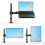 StarTech.com Support d'écran - Startech - A-LAPTOP-DESK-MOUNT - Noir - Réglable - VESA 75/100 4