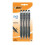 BIC Bic Bu3 Grip 1.0 Black Retractable Ball Pen 4 Pack Stationery 5