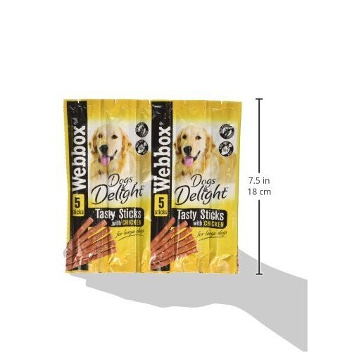 Webbox Webbox Dogs Delight Chicken Sticks, 5x11g 2