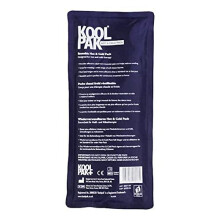 Koolpak Reusable Luxury Hot and Cold Gel Pack - 12cm x 29cm - Pack of 10, Blue, DXKPUN1/10