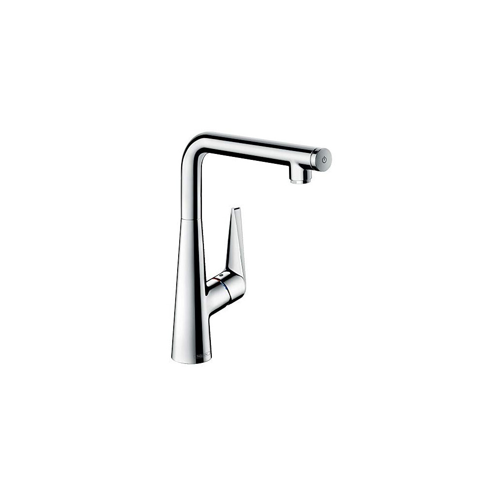 hansgrohe Talis Select S kitchen tap 300 with selectable swivel range and start/stop push button, chrome 72820000