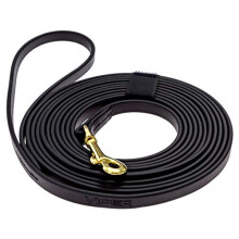 Viper Biothane Working Tracking Lead Long Line for Dogs - Waterproof, Flexible, Durable Brass Hardware - Made in USA, 2 Colors, 6 Sizes
