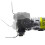Ryobi Ryobi ONE+ R18MT-0 18V Cordless Multi tool (Zero tool), Hyper Green 3