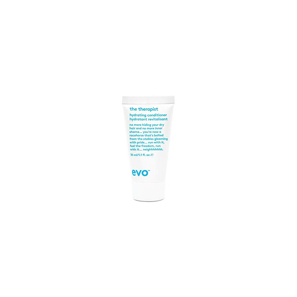 EVO The Therapist Hydrating Shampoo - Hydrates, Strengthen and Softens Whilst Improving Shine - Protects Colour Treated Hair, Helps to Detangle -