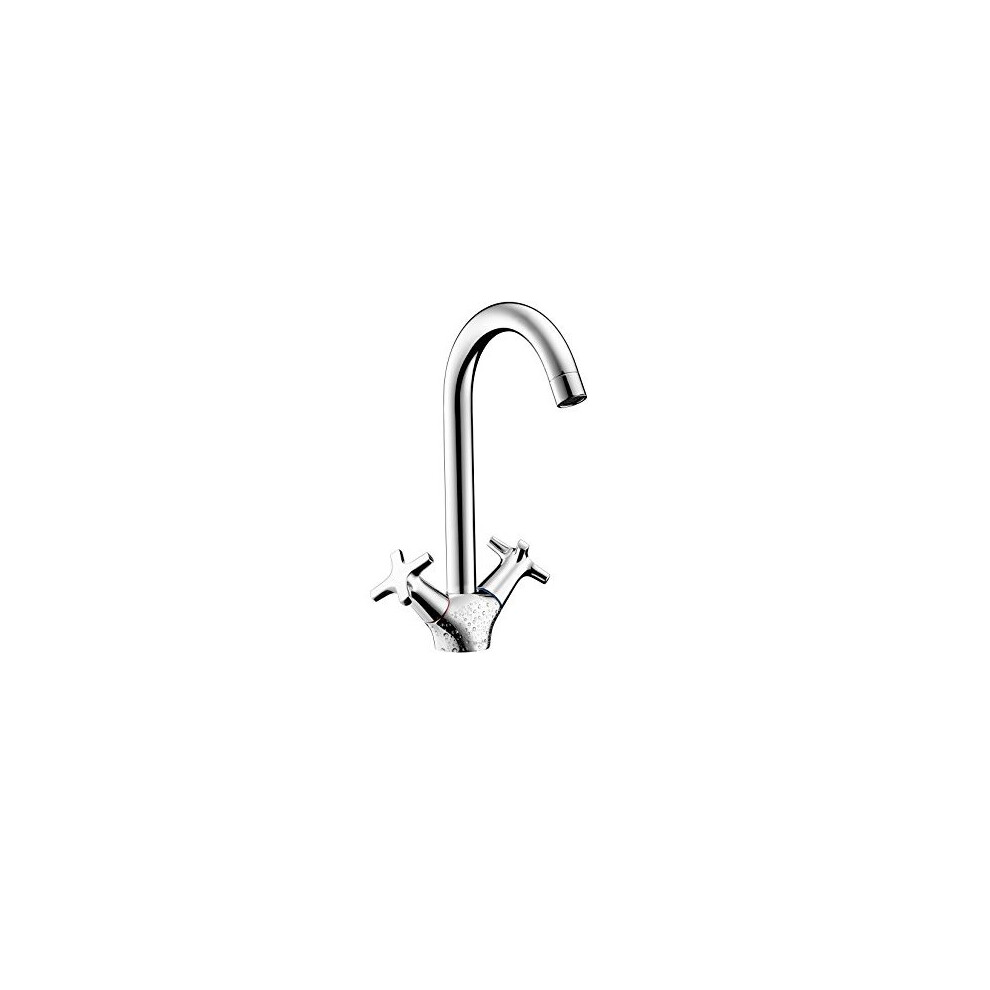 Hansgrohe Professional 13864000 MySport Kitchen Sink Mixer Tap with Swivel Spout, Chrome-Plated, Norme