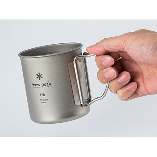 Snow Peak Titanium Single Walled Mug 450, MG-143 2