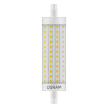 OSRAM LED Superstar Special LINE / LED-beam angle with R7S-base / dimmable / replacement for 125 Watt / 118 mm lenght / clear / warm white - 2700