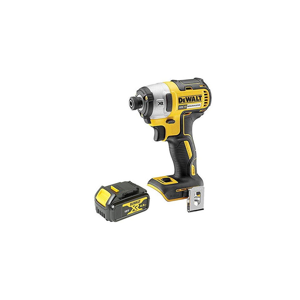 Dewalt DCF887 18V XR Brushless Impact Driver 3 Speed + 1 x DCB182 4ah Battery